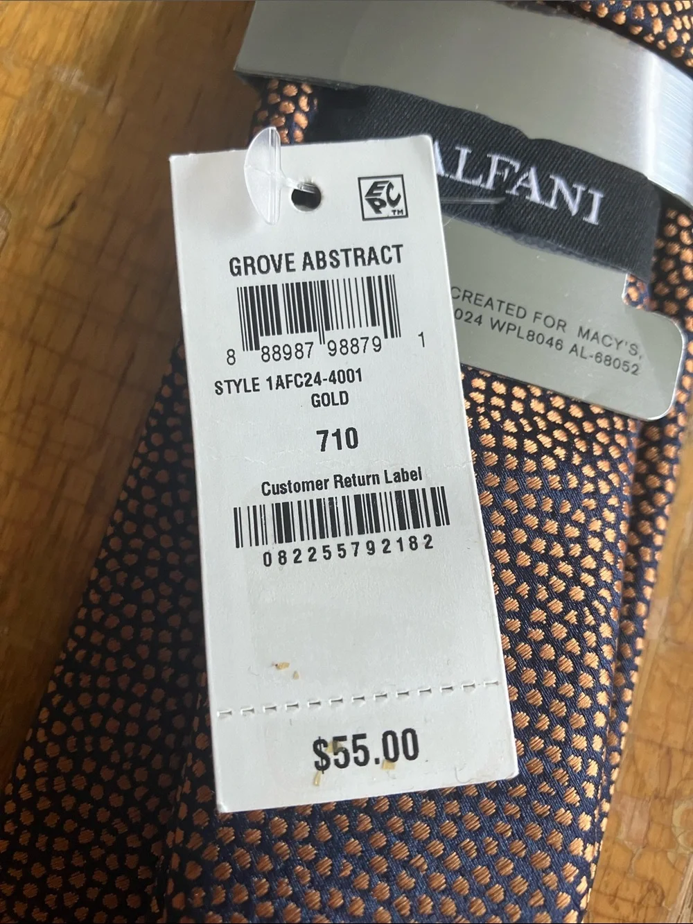Alfani classic tie